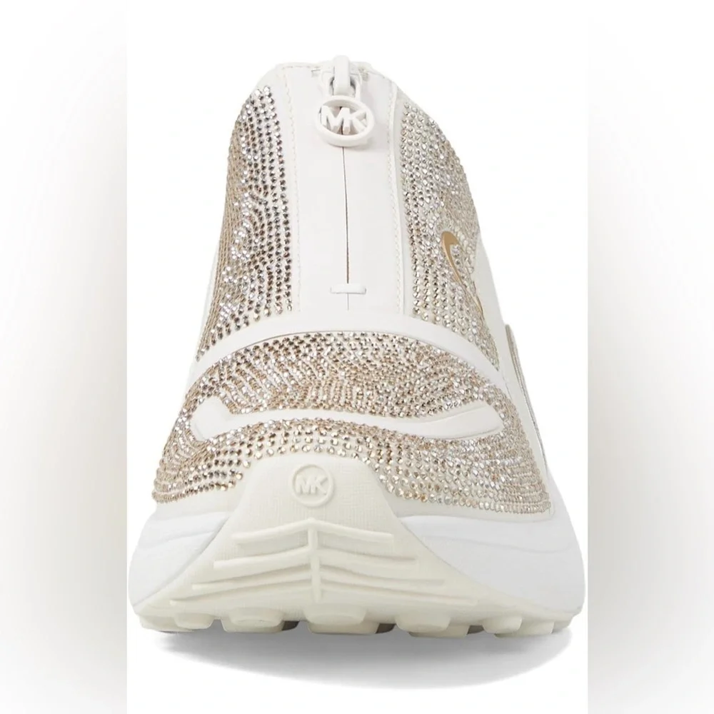 🆕 MICHAEL KORS Sami Zip Trainer Sneakers, Size 7 - Picture 7 of 10